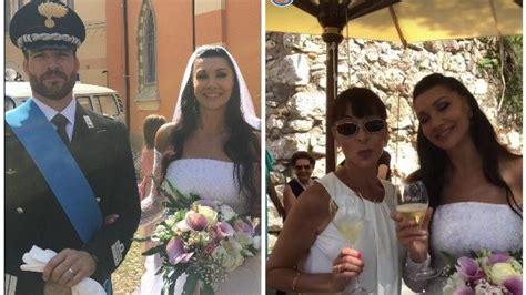 luisa corna compagno|Le foto del matrimonio di Luisa Corna e Stefano。